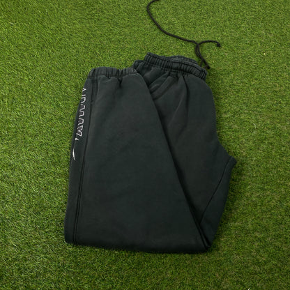 00s Nike Air Max Wide Leg Cotton Joggers Black Medium