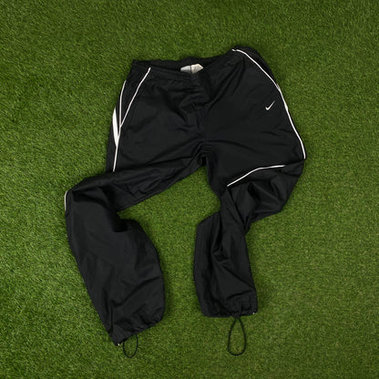 00s Nike Piping Tracksuit Jacket + Joggers Set Red Large