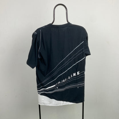 00s Nike Court T-Shirt Black Medium