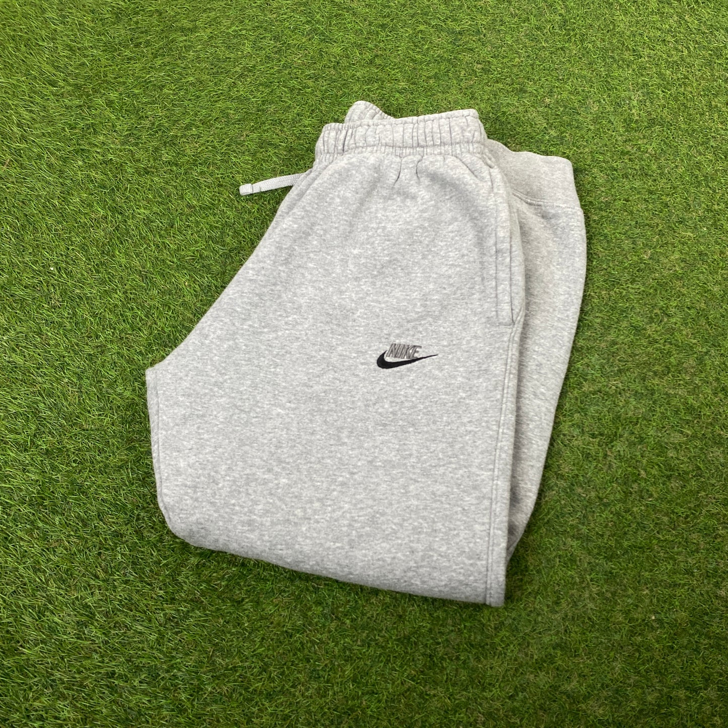 00s Nike Cotton Joggers Grey Small