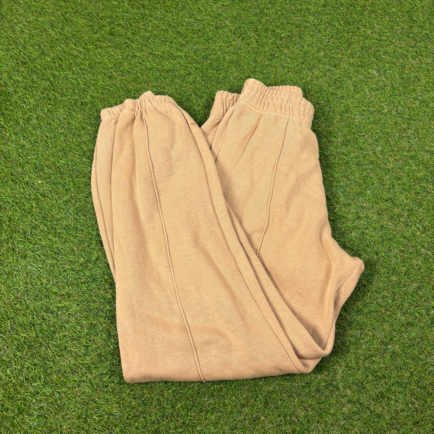 00s Nike Wide Leg Cotton Joggers Brown XS
