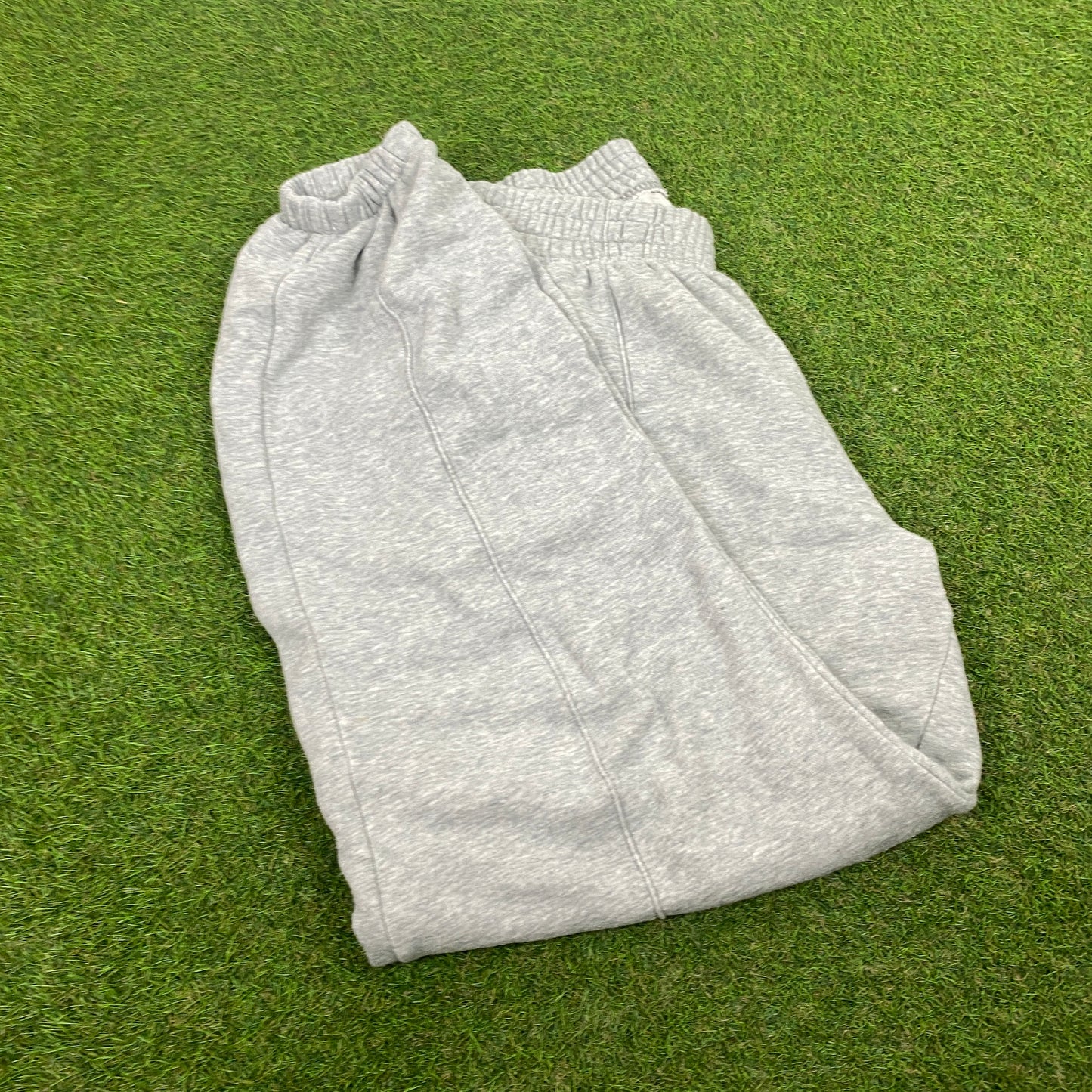 00s Nike Wide Leg Cotton Joggers Grey Small