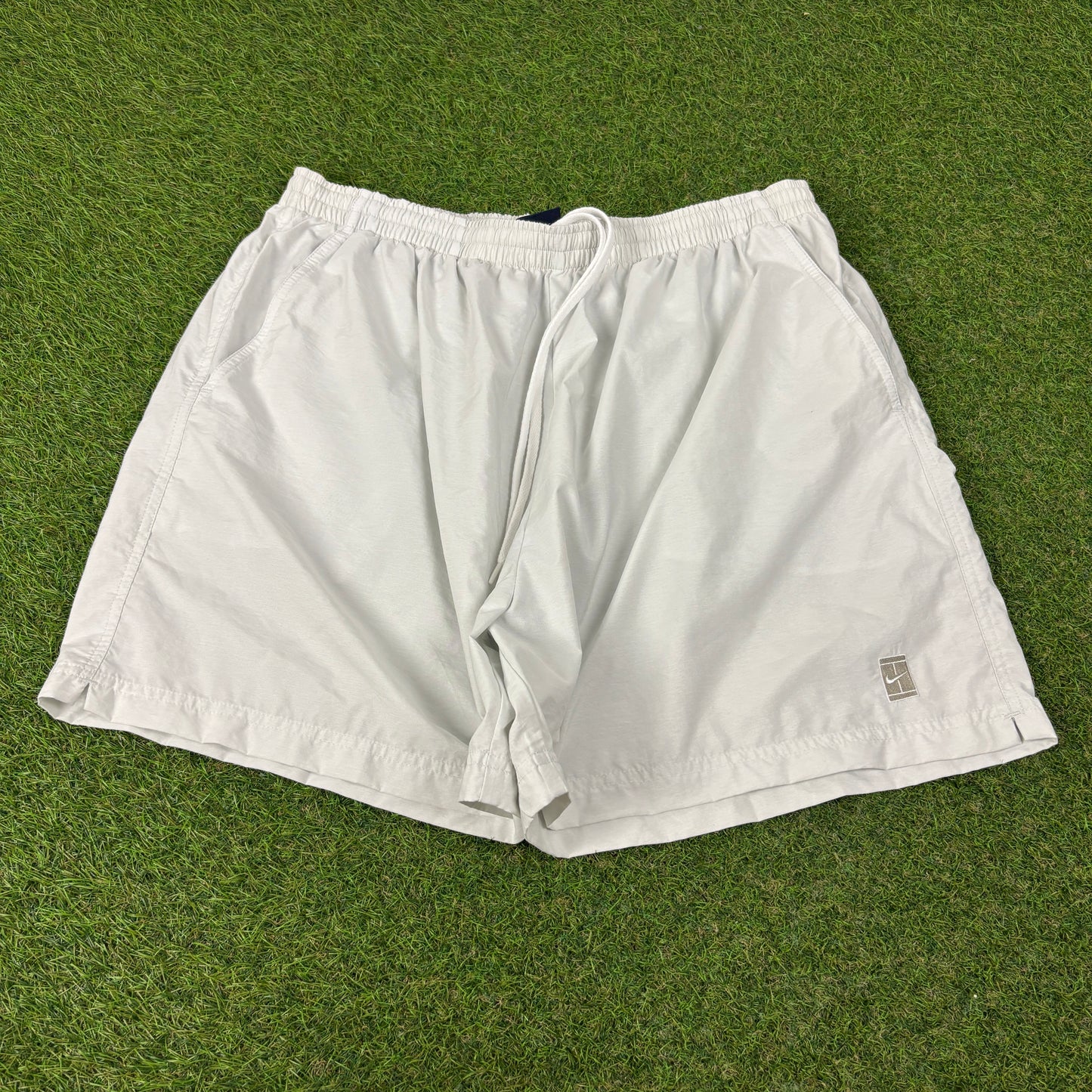 00s Nike Court Shorts White XXL