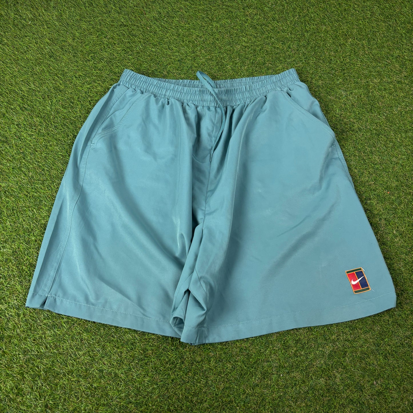 90s Nike Challenge Court Shorts Green XL