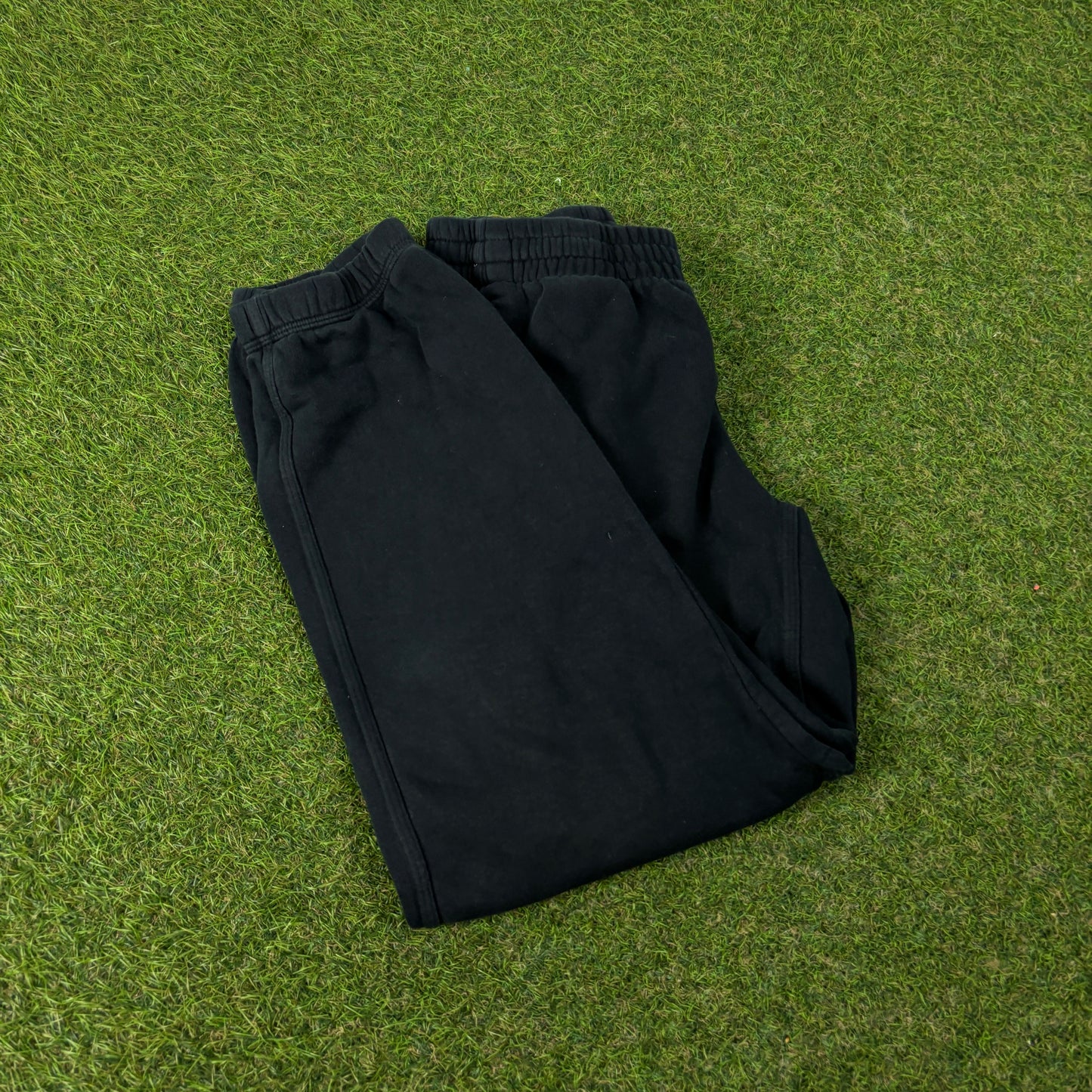 00s Nike Wide Leg Cotton Joggers Black XS