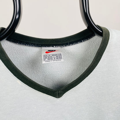 90s Nike Sweatshirt Baby Blue Medium
