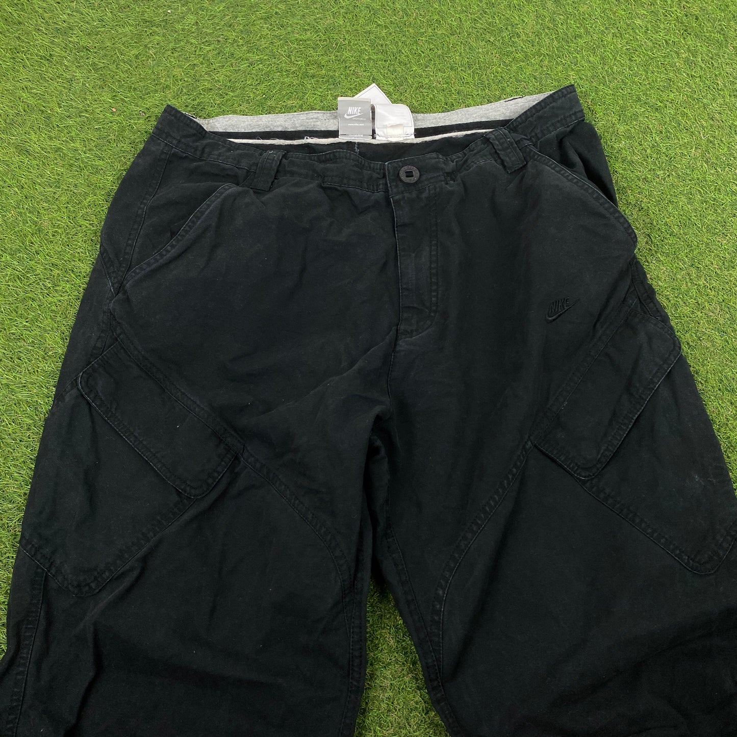 00s Nike Cargo Trousers Joggers Black XL