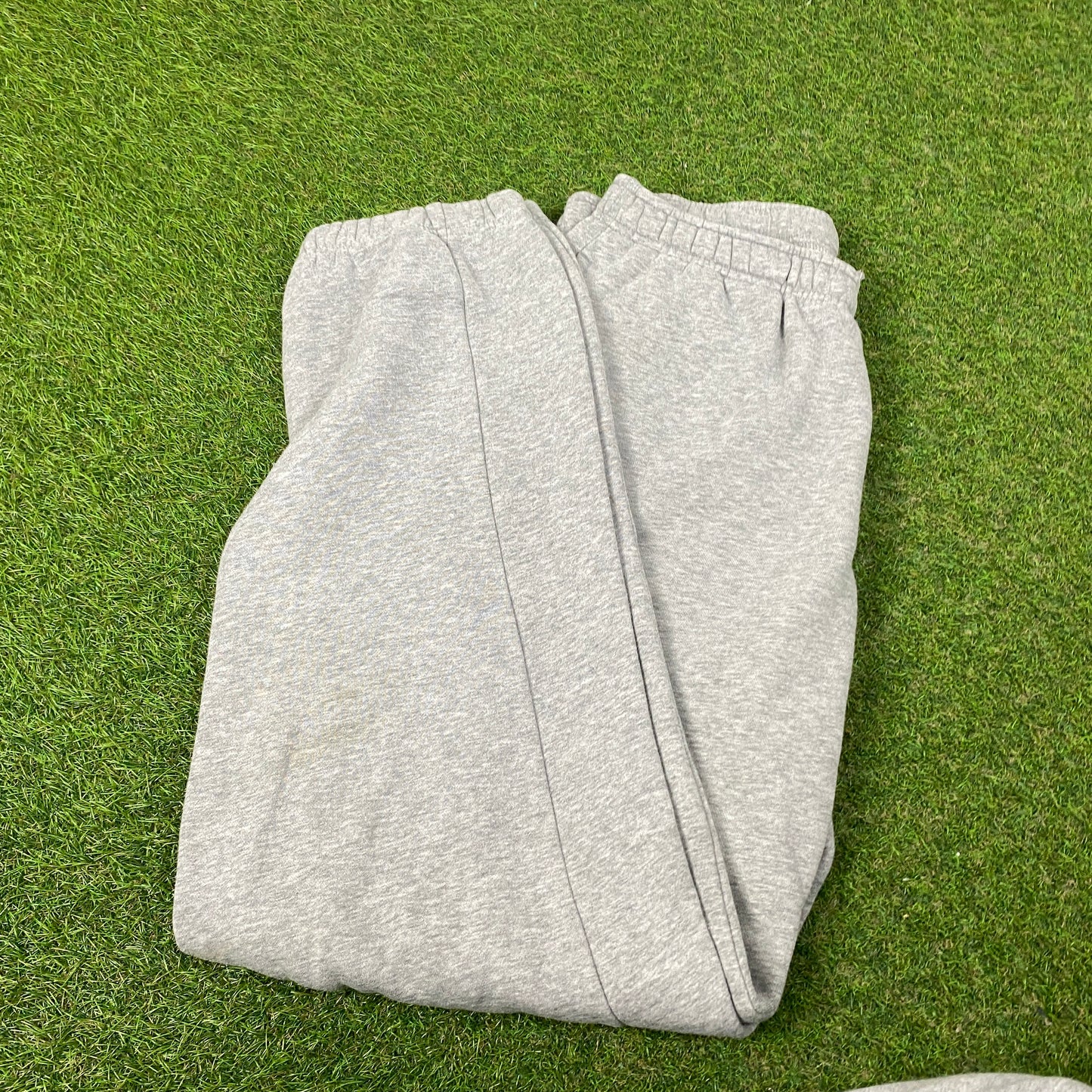00s Nike Wide Leg Cotton Joggers Grey Small