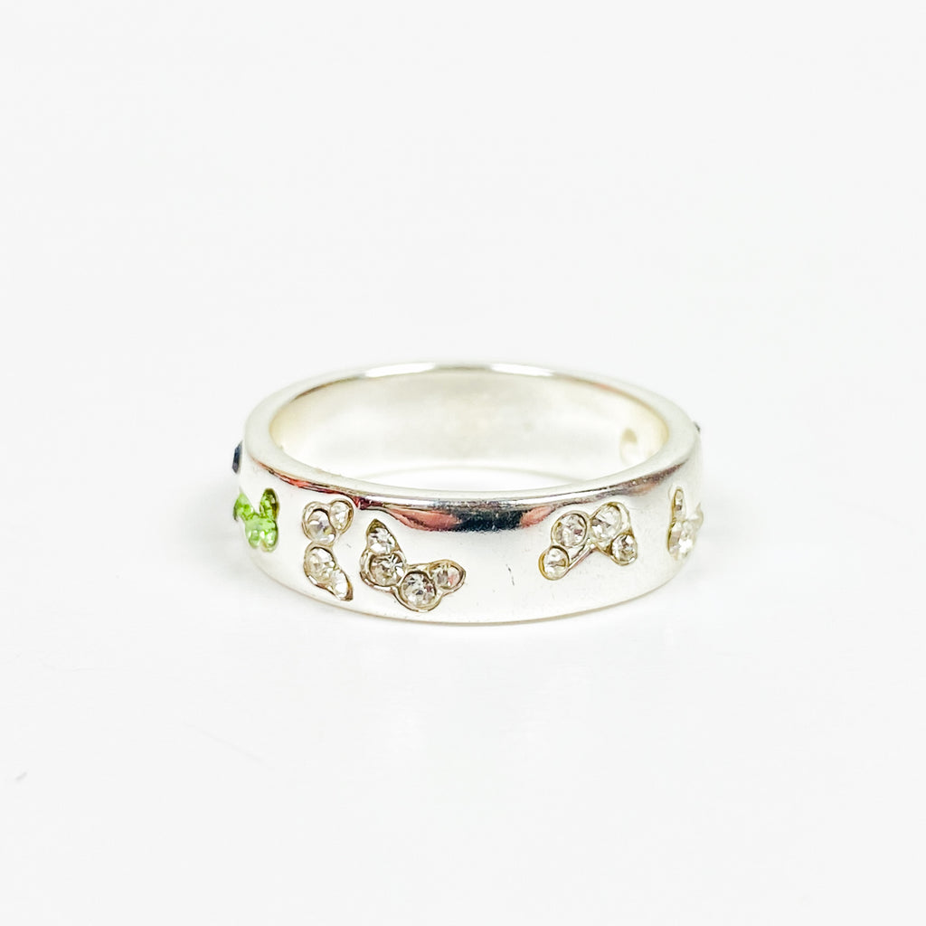 Retro Vintage Butterfly Ring Silver