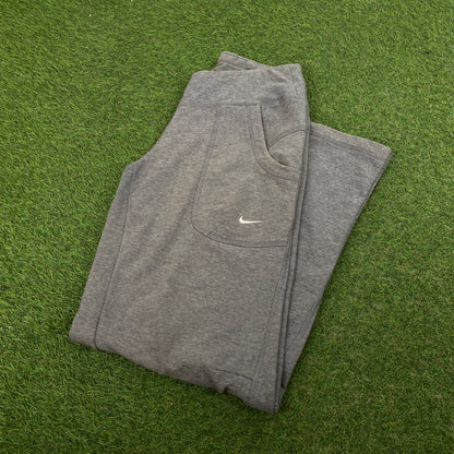 00s Nike Cotton Joggers Grey XL