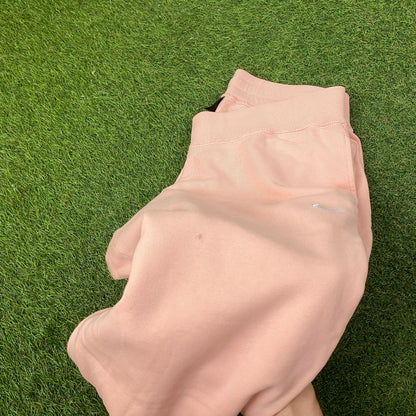 00s Nike Cotton Joggers Pink Large