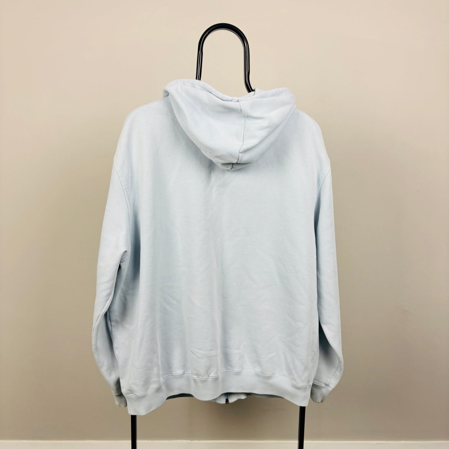 90s Nike Zip Hoodie Baby Blue XL