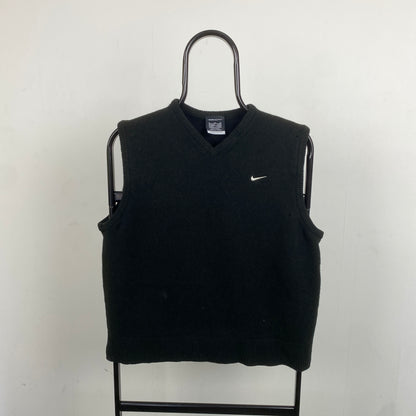 00s Nike Golf Sweater Vest Sweatshirt Black Small