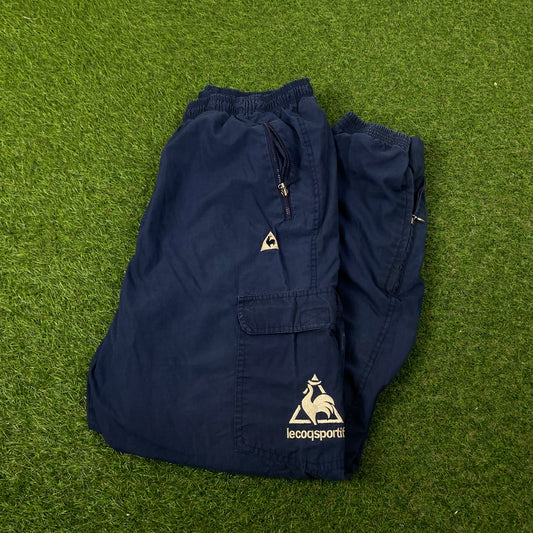 00s Le Coq Sportif Joggers Blue Small