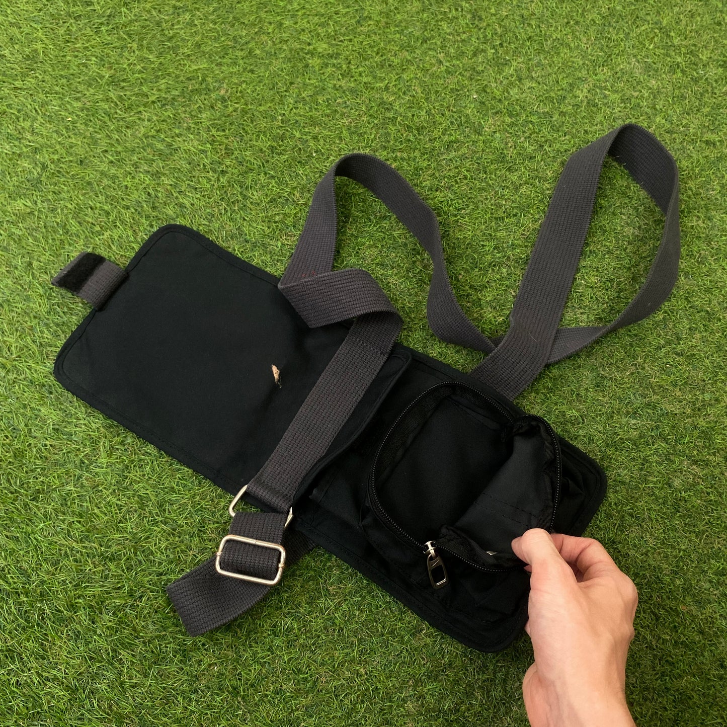 00s Nike Air Max Sling Shoulder Bag Black