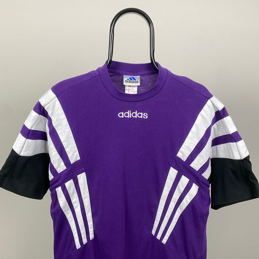 90s Adidas T-Shirt Purple Small