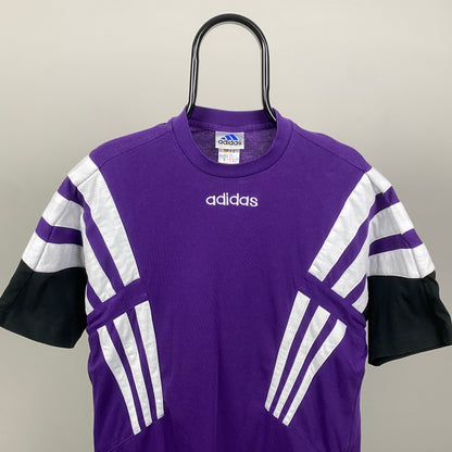 90s Adidas T-Shirt Purple Small