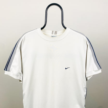 00s Nike Piping T-Shirt White Large