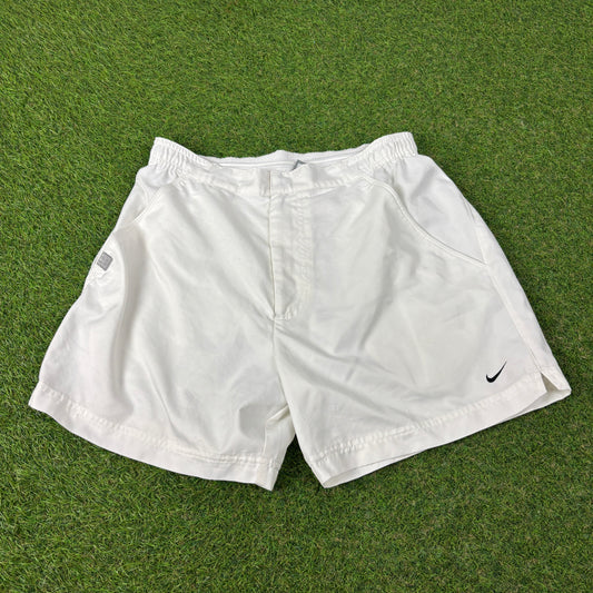 00s Nike Court Tennis Shorts White Small