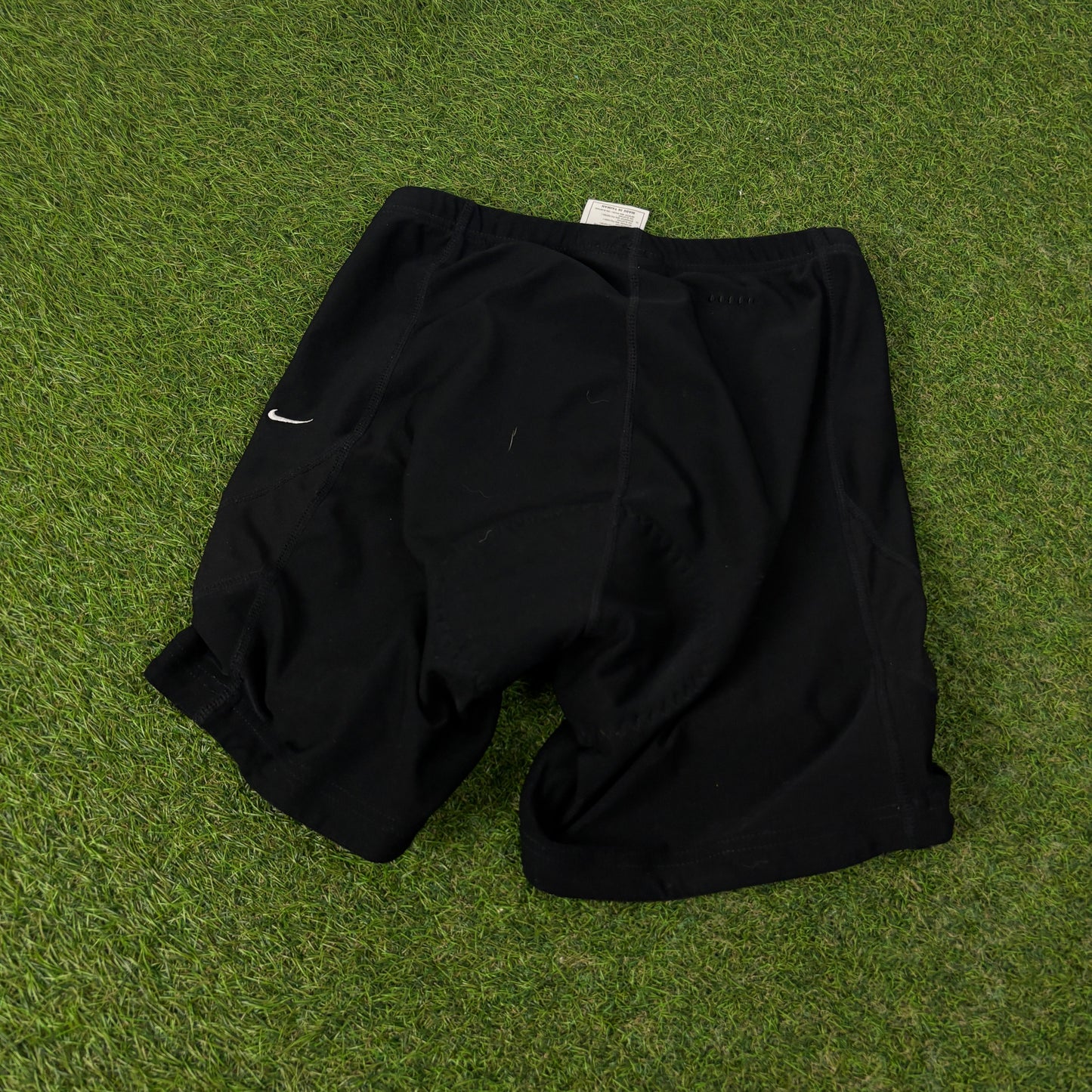 90s Nike Padded Cycling Shorts Black Large