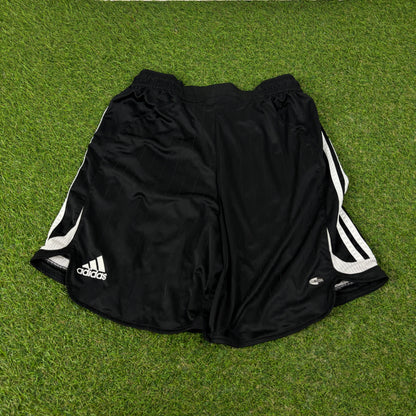 00s Adidas Rosenborg SK Football Shorts Black Large