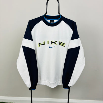 90s Nike Sweatshirt White Medium