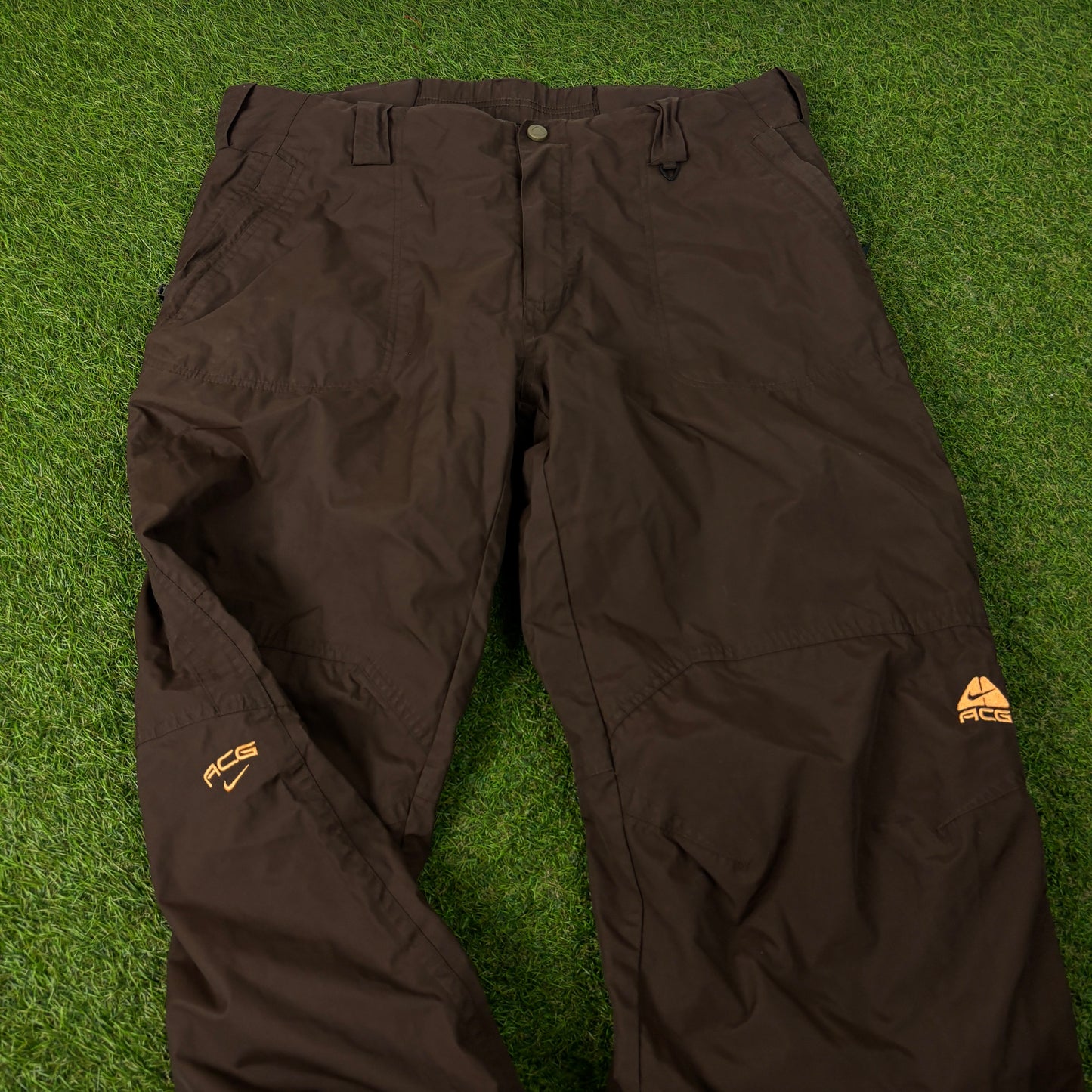00s Nike ACG Ski Salopettes Joggers Brown XL