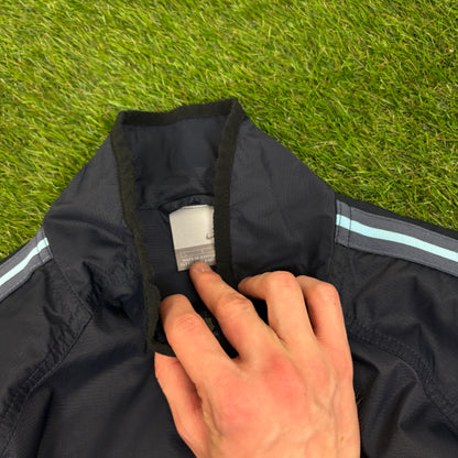 00s Nike Piping Tracksuit Jacket + Joggers Set Blue Large