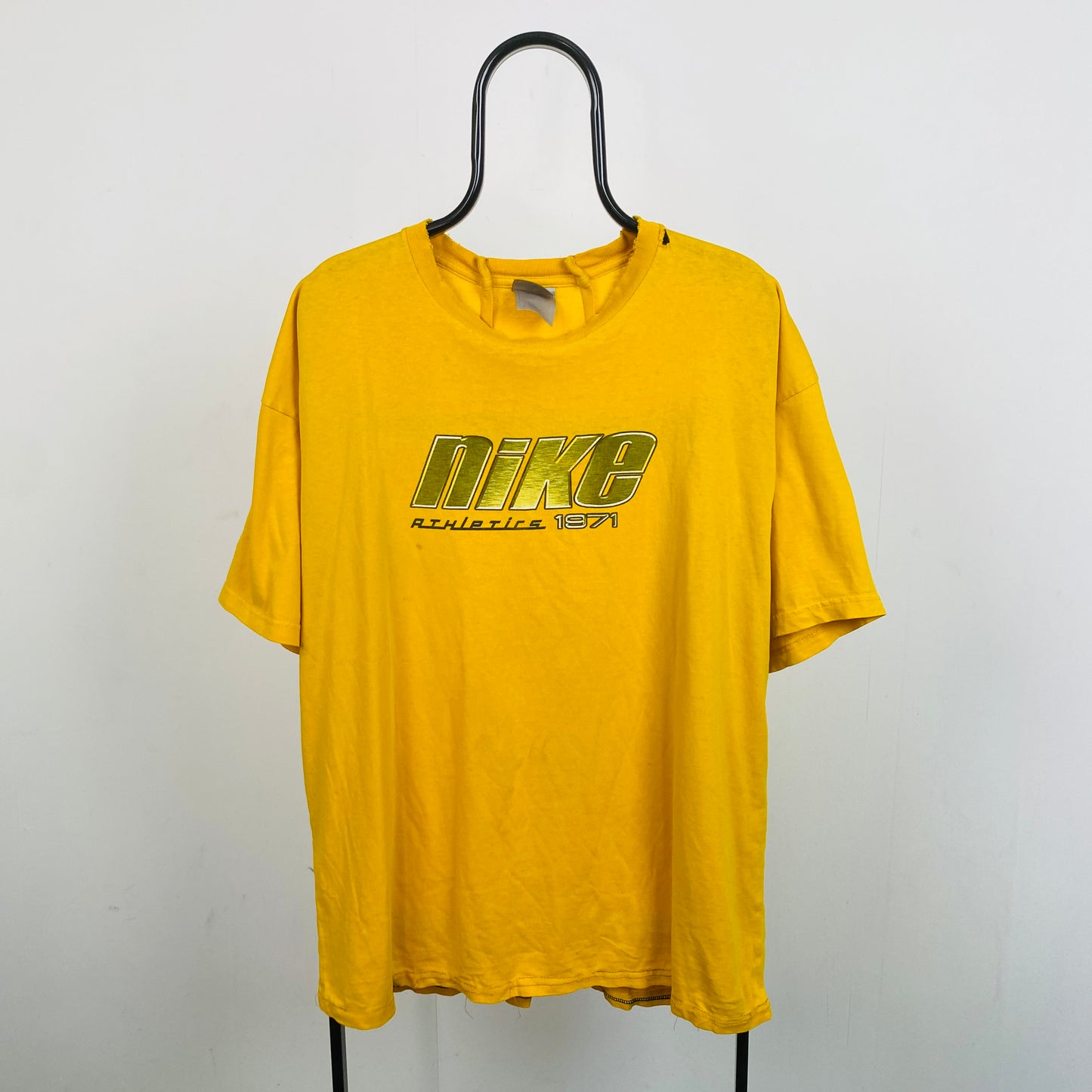 00s Nike Oversized T-Shirt Yellow XL