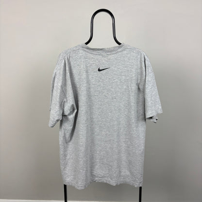 90s Nike Challenge Court T-Shirt Grey Large