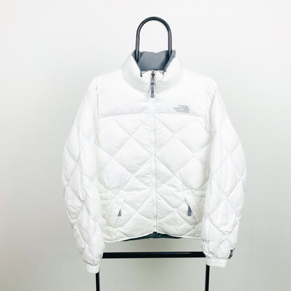 Retro The North Face Puffer Jacket White Small