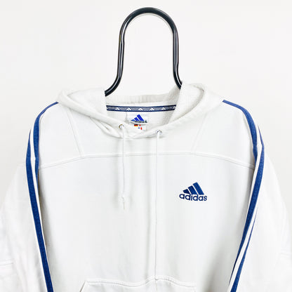 90s Adidas Hoodie White XL