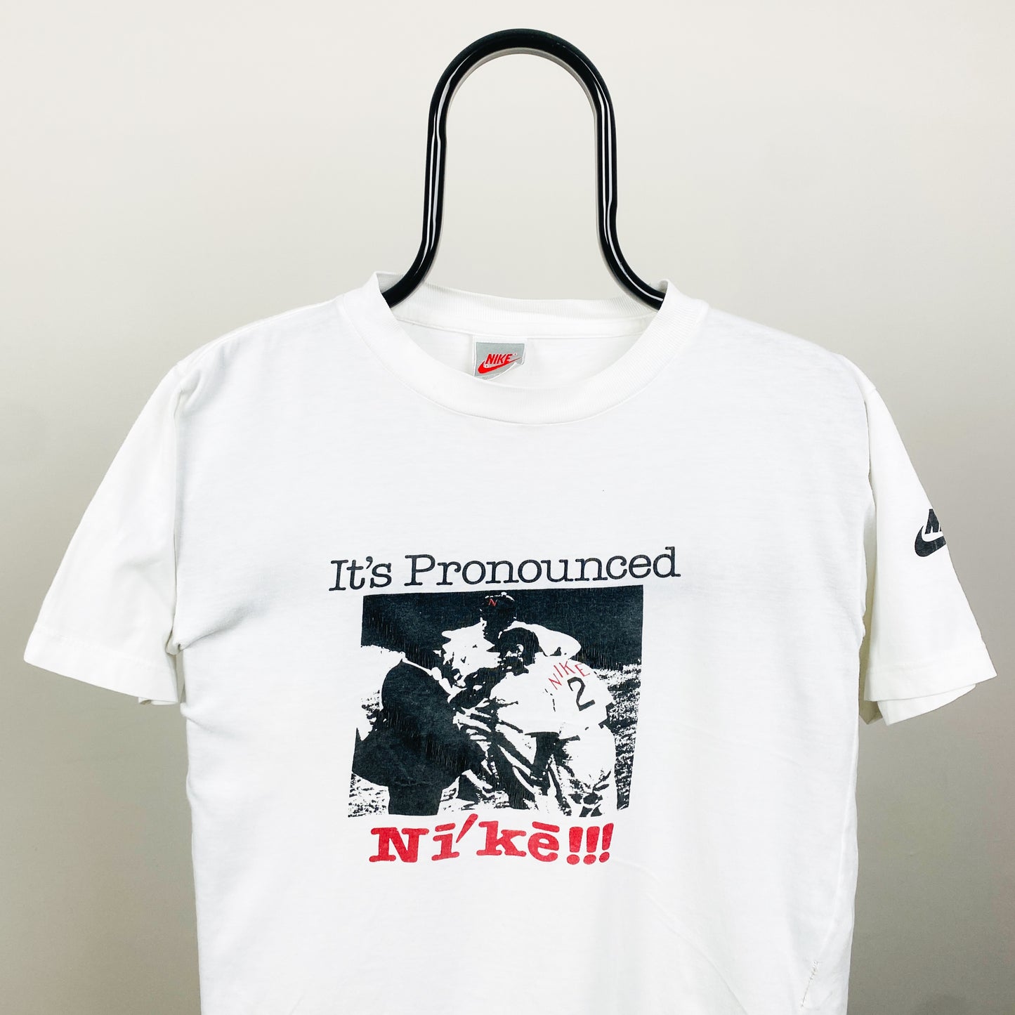 90s Nike Baseball T-Shirt White XS