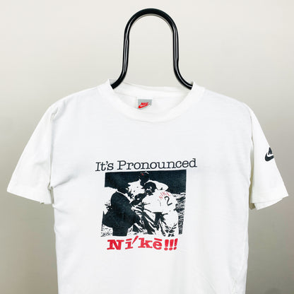 90s Nike Baseball T-Shirt White XS