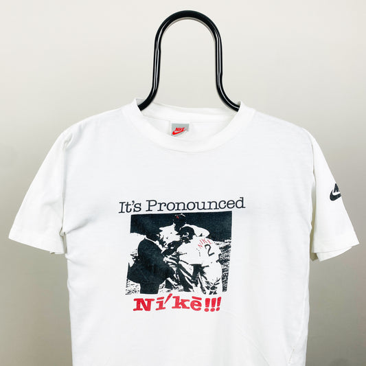 90s Nike Baseball T-Shirt White XS
