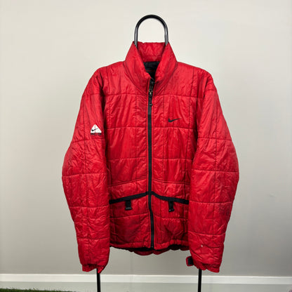 00s Nike ACG Puffer Jacket Red Medium