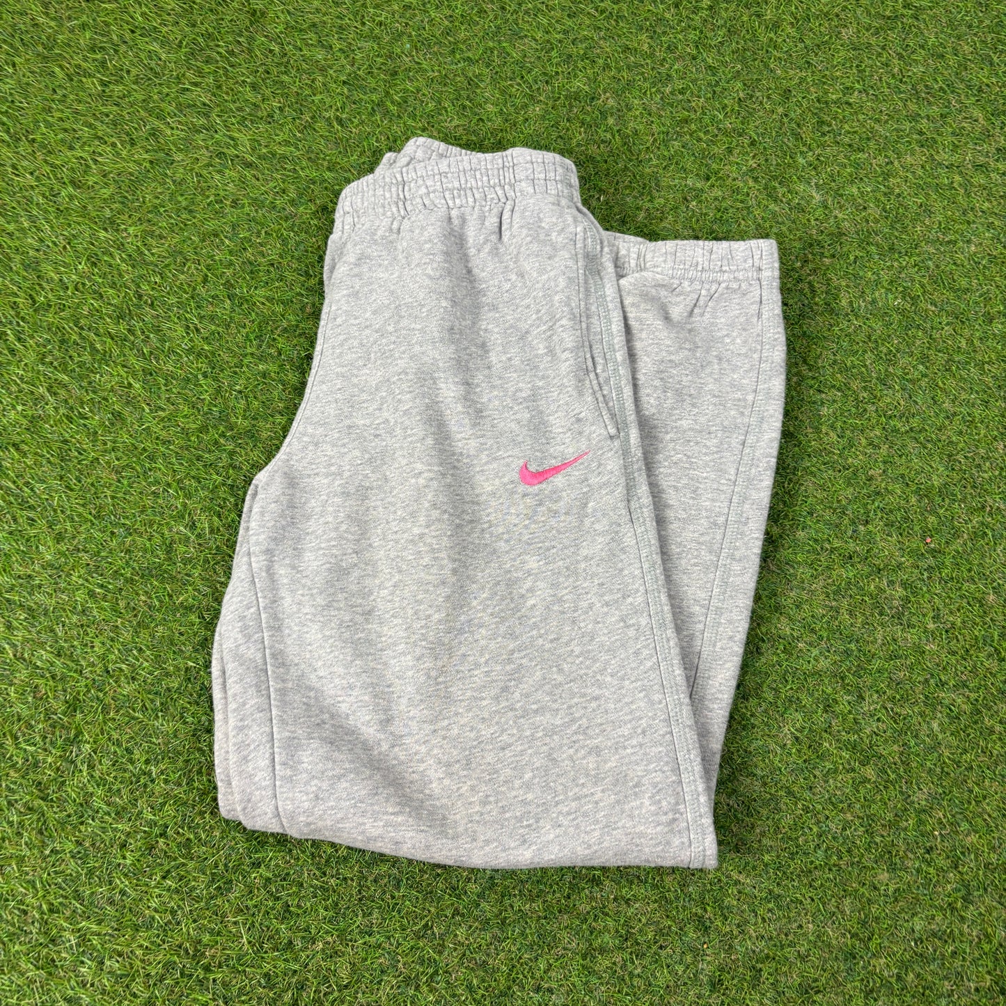 00s Nike Wide Leg Cotton Joggers Grey XS