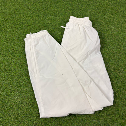 00s Nike Tracksuit Joggers White Small