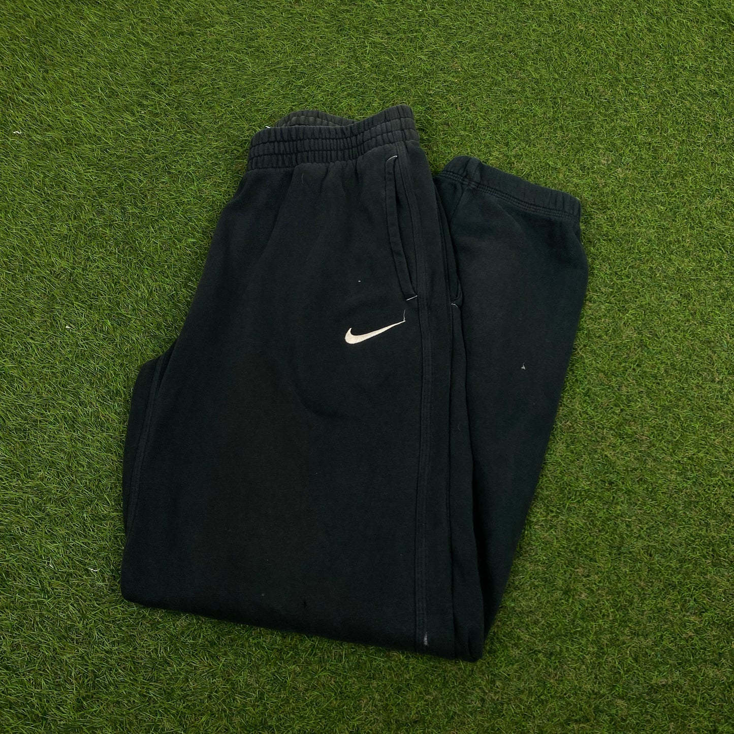 00s Nike Cotton Joggers Black Small