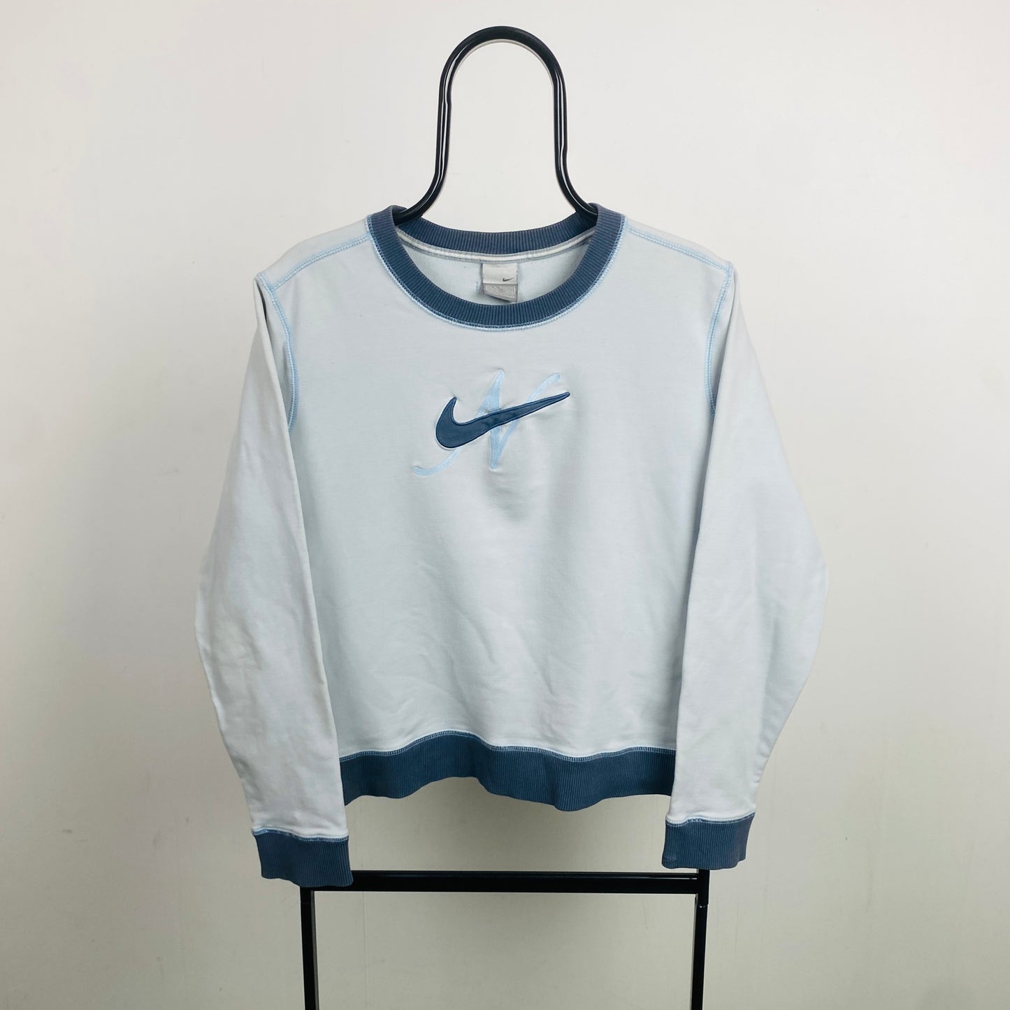 00s Nike Sweatshirt Baby Blue Womens XL