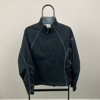 00s Nike Golf Piping Windbreaker Jacket Black Medium