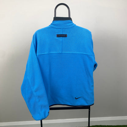 00s Nike ACG Fleece Sweatshirt Blue Medium