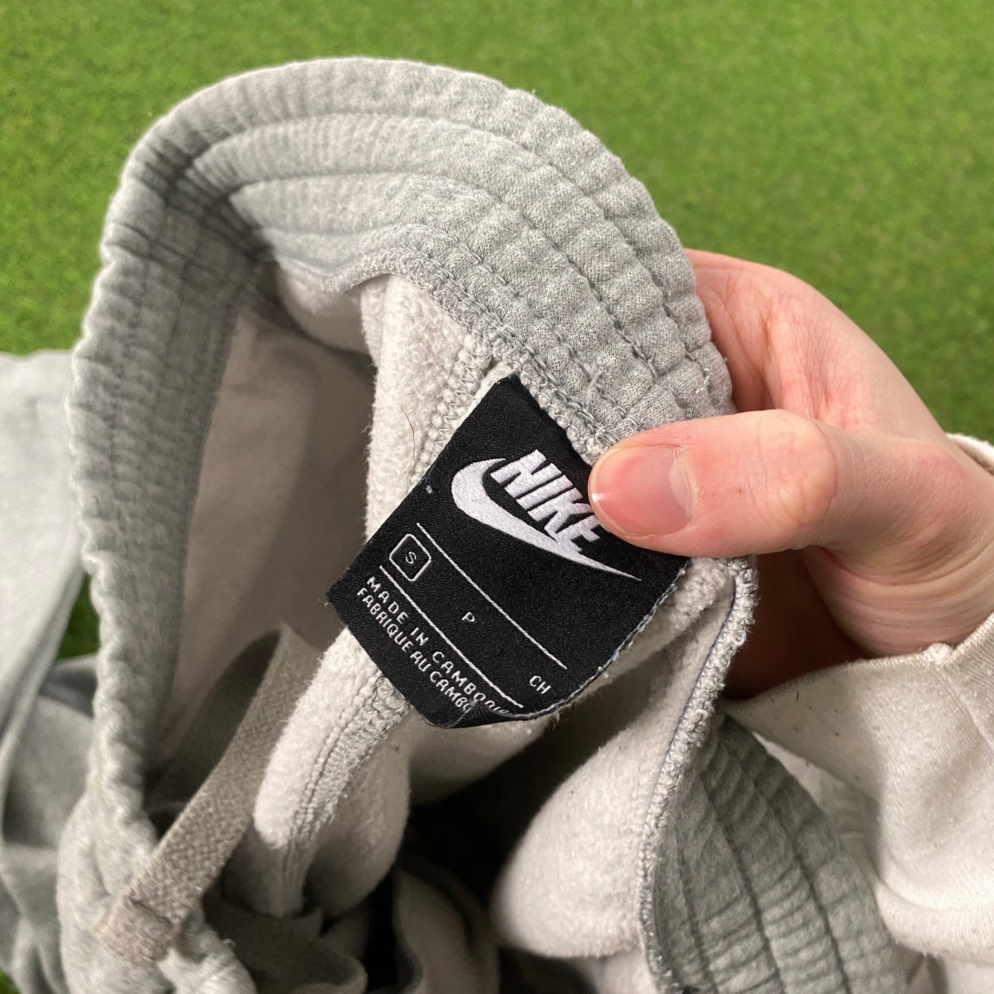 00s Nike Cotton Joggers Grey Small