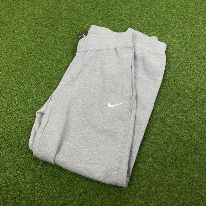 00s Nike Cotton Joggers Grey Small