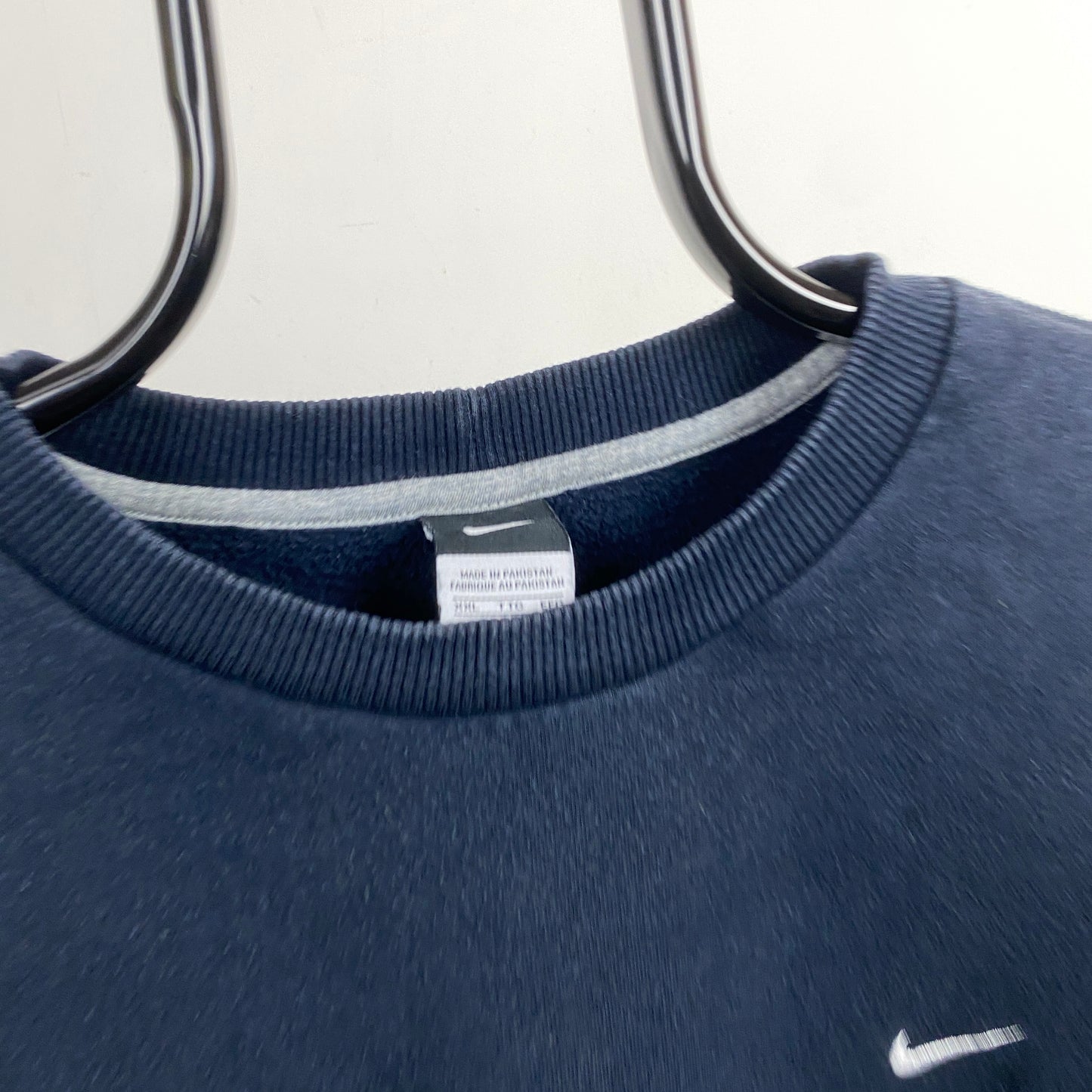 00s Nike Heavyweight Sweatshirt Blue XXL