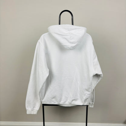 00s Nike Swoosh Hoodie White Medium