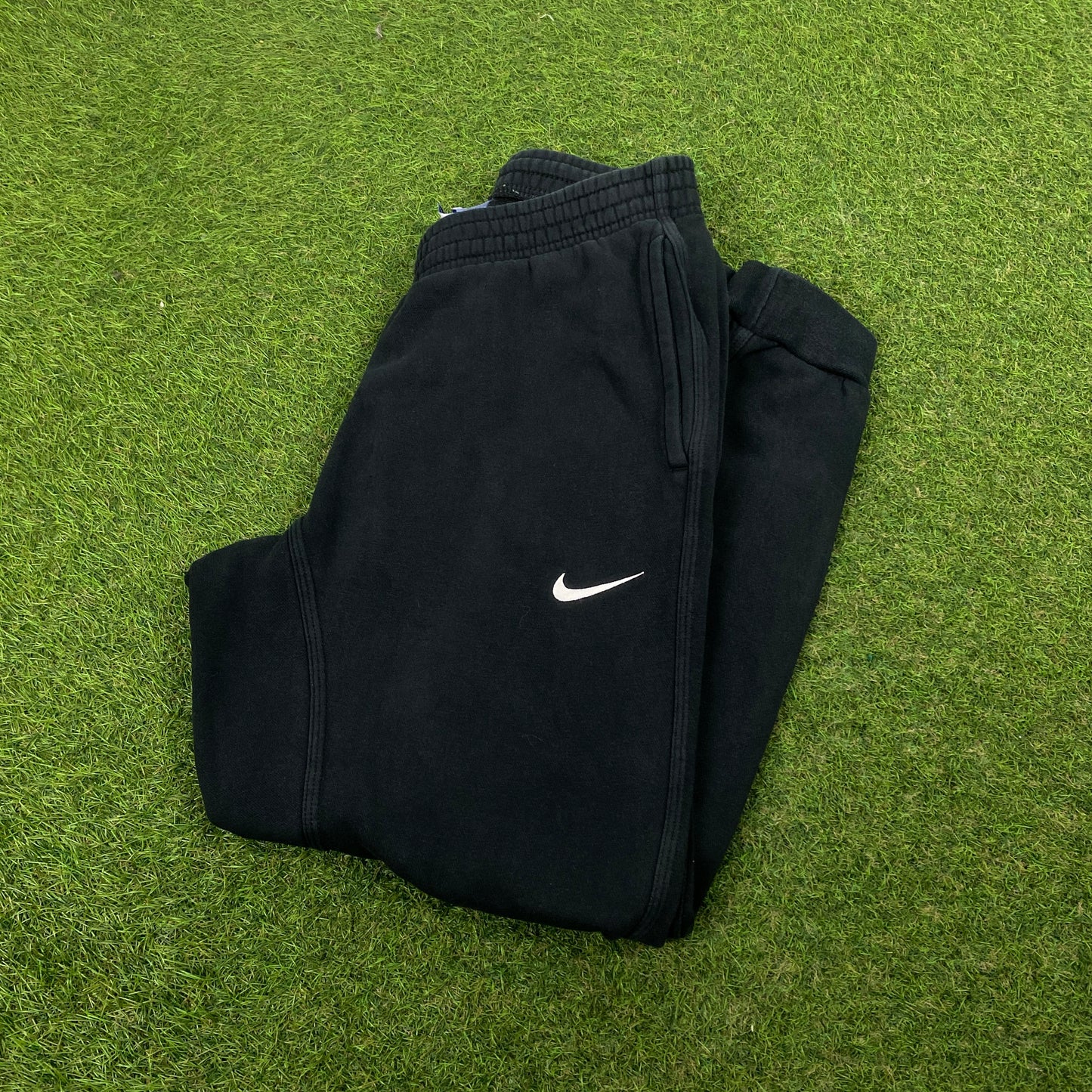 00s Nike Cotton Joggers Black Small