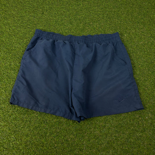 90s Nike Shorts Blue Large