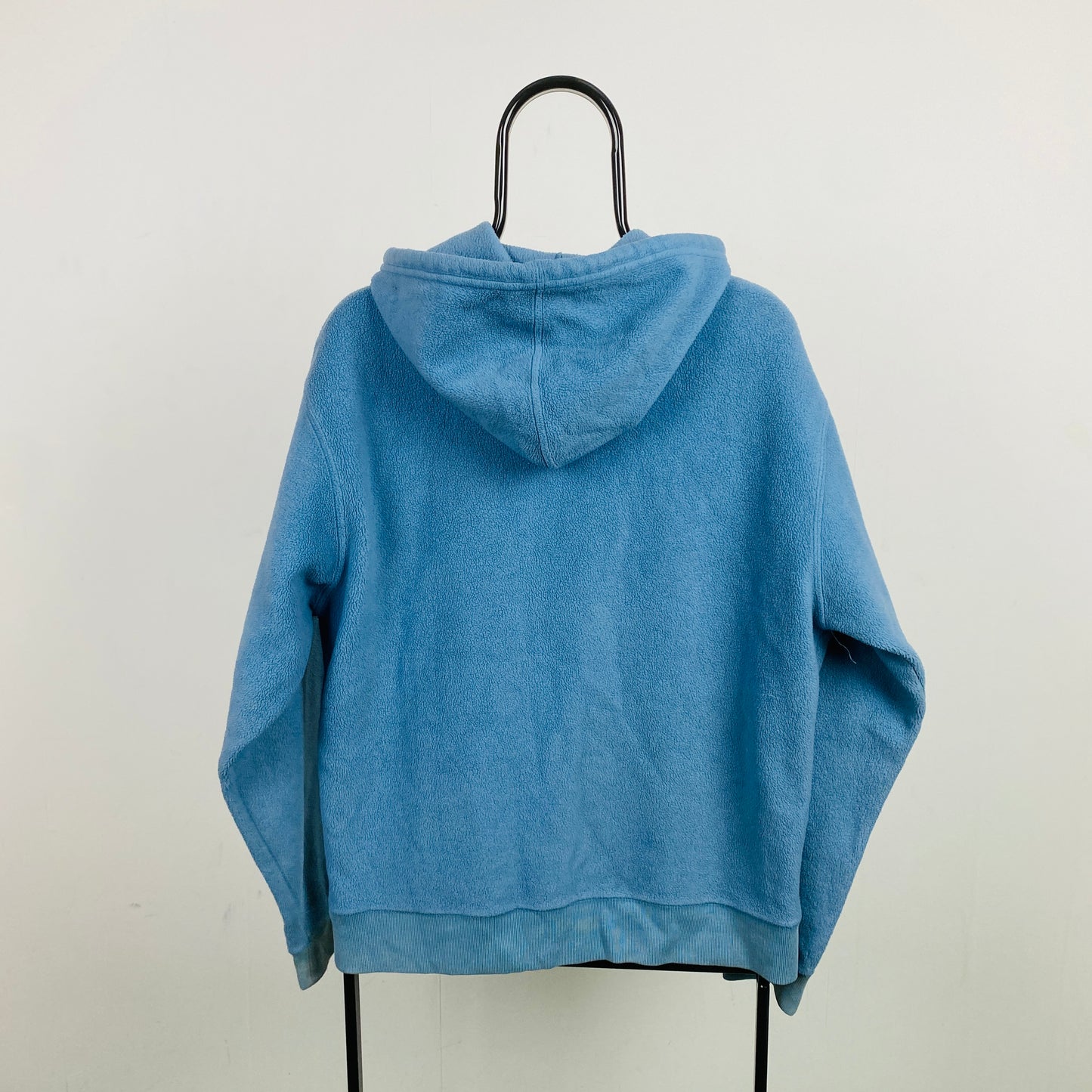 Retro Gap Fleece Hoodie Blue Medium