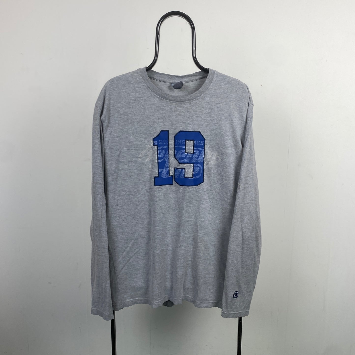 00s Nike Long Sleeve T-Shirt Grey XL